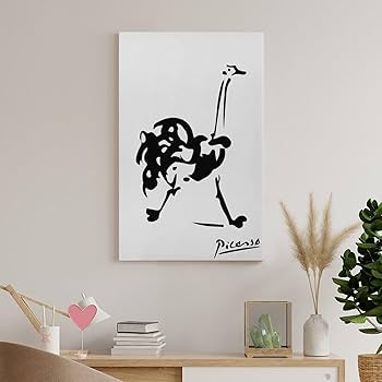 Amazon.co.jp: Pablo Picassoパブロ・ピカソ《ダチョウ